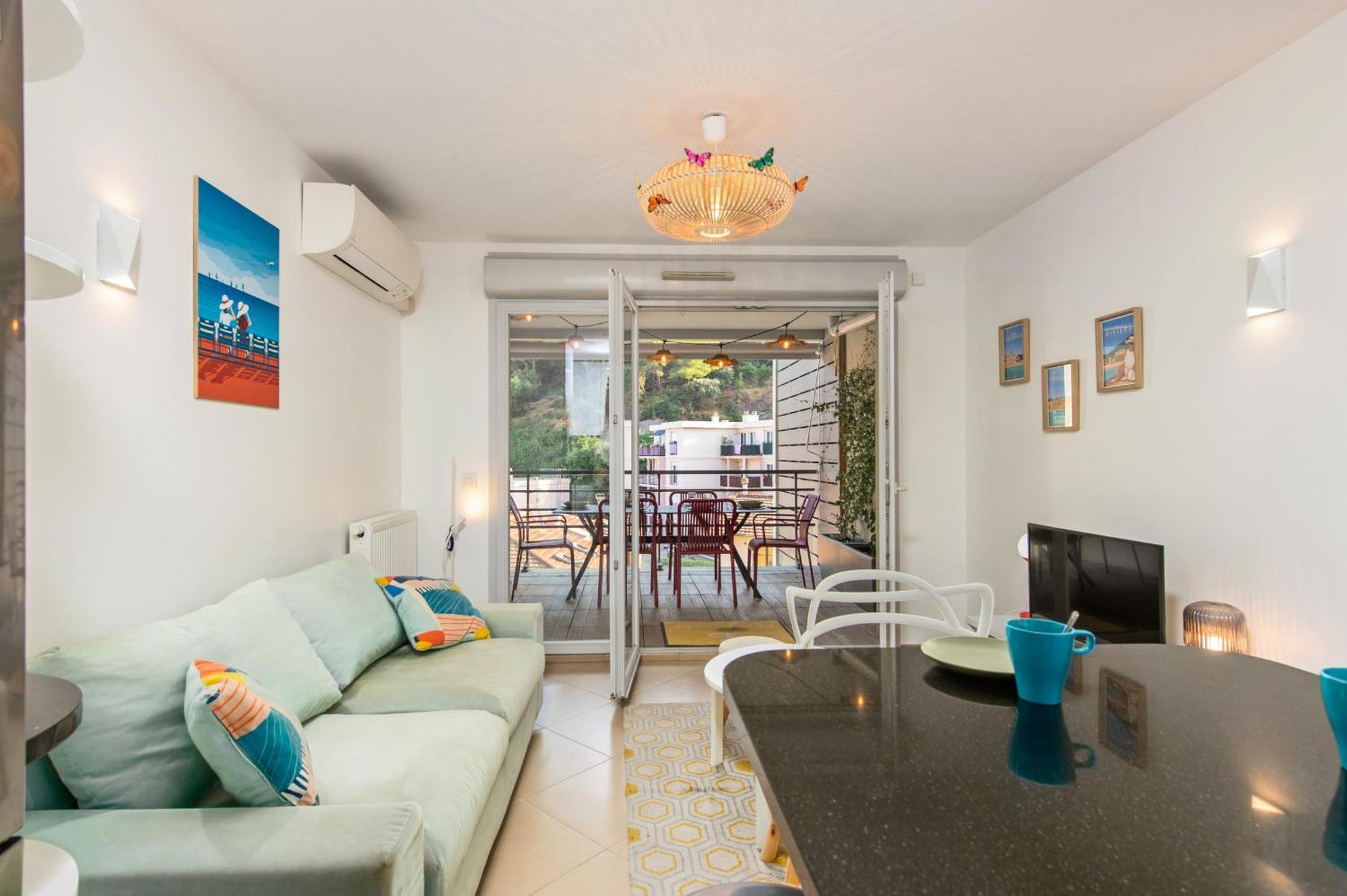 "L'Idyllique" Parking, Piscine, Plage, Calme Assure, Gare Рокебрюн — Кап-Мартен Экстерьер фото